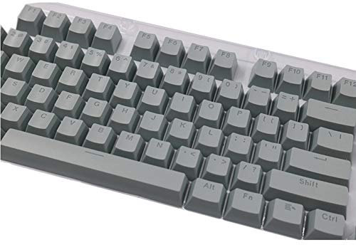 Benoon Tastenkappen, 104 Stück/Set, universelle ergonomische Hintergrundbeleuchtung, Tastenkappen für mechanische Tastatur, grau