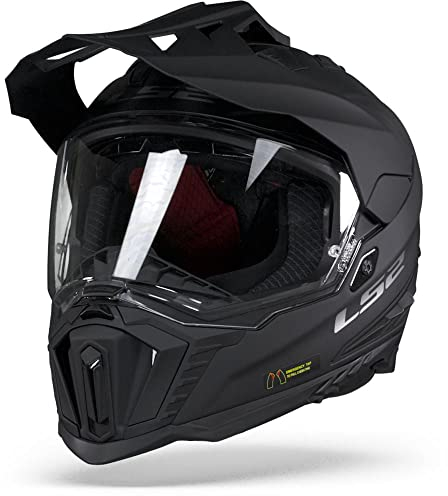 LS2, Motorrad Crosshelm Explorer schwarz matt XL