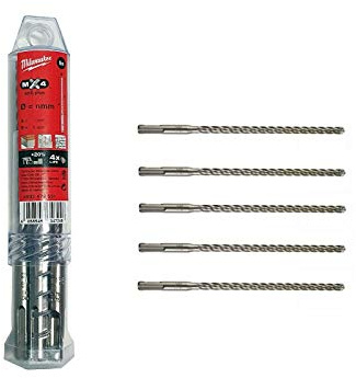 Milwaukee SDS-Plus MX4 Bohrer 10 x 165-5 Stück