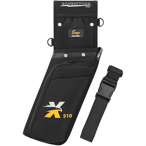 Sunya X510 Feld- & Wettkampf-Hüftköcher | Geräuschloser 3-Fach-Bogensportköcher mit robustem Arrow Quiver