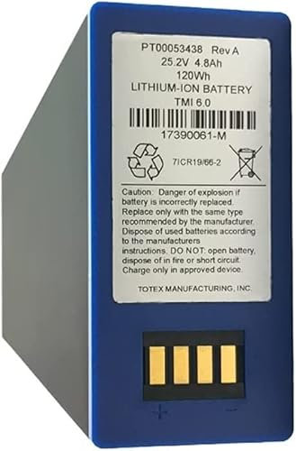PT00053438 für Covidien Puritan Bennete 560 Atemschutzmaske 25,2 V 4,8 Ah Li-Ion Akku Totex Accutronics 17390061-M