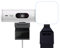 Logitech Litra Glow Premium LED Streaming Light with TrueSoft + Brio 500 Full HD Webcam with Auto Light Correction, Auto-Framing, Works with Microsoft Teams, Google Meet, Zoom - PC / Mac - White