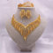 Frauen Schmuck Sets African Äthiopien Dubai Mode Gold Braut Hochzeitsgeschenke Halskette Ohrring Armband Set Indien Schmuck