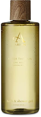 4 Pack Arran Sense of Scotland After the Rain Luxury Moisturising Bath & Shower Gel (300ml/10.1floz) - Fresh, Sensual & Gentle with Rose, Musk, Floral Citrus & Woods