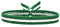 BDM - Pulsera y llavero Bandera Andalucía, cinta elástica, llavero Andaluza, para hombre y mujer. - Modelo 3