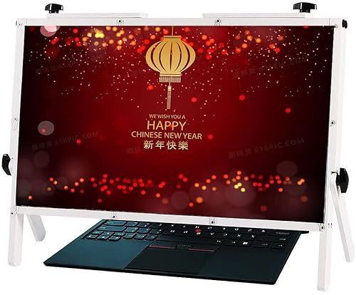 Computer Screen Magnifier Laptop Screen Magnifier Newest Version, 22 Foldable Screen Magnifying Glass Protector, for Laptop Ultra-Clear Blu-Ray 5X Reading Amplifier