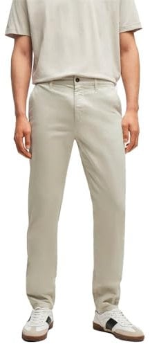 BOSS Chino_affusolato, Beige Chiaro 271, 30W x 34L Uomo