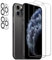 Tzstz 2+2 Piezas con iPhone 11 Pro Pantalla Protector Compatible ，9H Dureza，Anti-arañazos, Vidrio Templado Protector