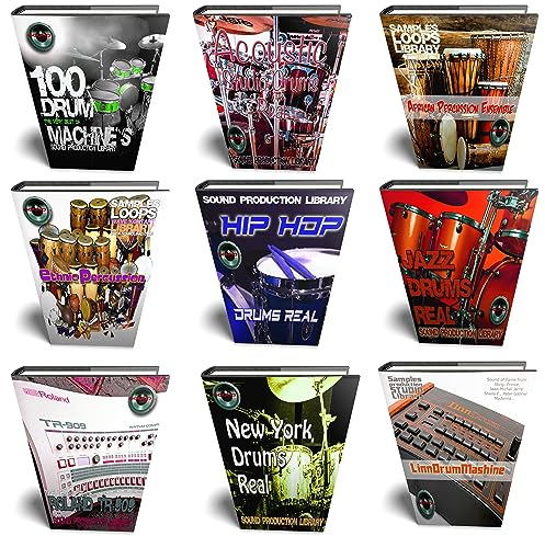 SoundLoad DRUMS & Percussion Mega-Bundle – 9 große originale 24-Bit-Wave-/Kontaktsamples/Loops Libraries
