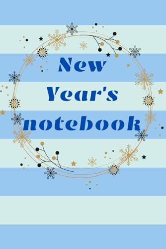 New Year's notebook: Basic, lined planner, journal with 120 pages