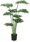 WINSOON 4FT Artificial Monstera Deliciosa Plant Faux Tree Indoor Outdoor, Fake Tropical Palm Tree, Perfect Faux Plant for Home Garden Office Store Decor, 9 Leaves
