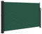 vidaXL Seitenmarkise, Sichtschutz Ausziehbar, Windschutz Sonnenschutz für Garten Balkon Terrasse, Seitenrollo Seitenwandmarkise, Dunkelgrün 117x300cm