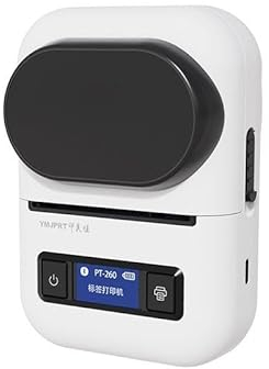 FIYAPOO Etikettendrucker, Bluetooth Etikettiergerät, Mini Beschriftungsgerät für Einzelhandel, Büro, Supermarkt, Labeldrucker Kompatibel with iOS & Android