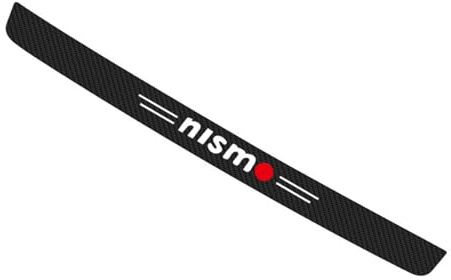 Generisch Auto Stoßstangenschutz Für Nissan Nismo,Kohlefaser Heckstoßstangen Anti-Kratz Aufkleber Pedal TüRschweller Schutz Dekor Zubehör
