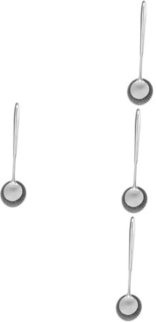 Amosfun 4 Pezzi In Acciaio Inox Spazzola Per Padella Posate Utensili Per La Pulizia Spazzola Per Piatti Da Cucina Per Piatti Piatto Scrubber Lavello Della Cucina Per