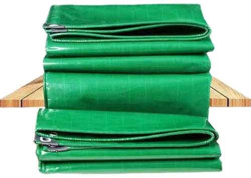 JXLQFA Toile Pergola, 0.5x24.5 m 450g/m² Housse pour Bateau Bâche pour Bois bâche imperméable avec œillets Couverture de Haute densité JXL11, Vert