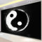 Vlies Fototapete Chinesisches Schwarz 3D Effekt 250x175 Yin Und Yang Foto Tapete Schlafzimmer Wohnzimmer Moderne XXL Wandtapete Groß Vliestapete Fototapeten Poster Wand Dekoration a.2203
