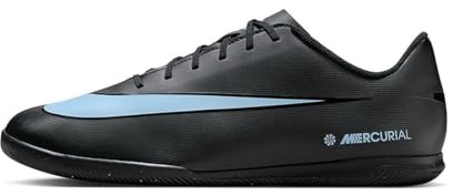 NIKE Unisex Vapor 16 Club Ic Indoor Soccer Shoes, Black Ice Blue, 39 EU
