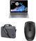 HP OmniBook Ultra, Copilot+ KI PC, 14 Zoll 2,8K IPS Touch-Display, 400 Nits, AMD Ryzen AI 9 HX 375, 32 GB RAM, 1TB SSD, AMD Radeon-Grafikeinheit, Silber, Laptoptasche, 690 Wireless-Maus