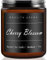 Wiuses Bougie parfumée à la fleur de cerisier céleste - Bougie de soja naturelle - Bougie d'aromathérapie - Bougie faite à la main - Cadeau pour femmes et hommes - Pour l'été, les vacances, la détente