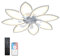 RRBEST LED Lampadario Ventilatore da Soffitto,Moderno Dimmable Ventilatori, Ventilatore da Soffitto con Luce e Telecomando,per Illuminazione Interna del Soggiorno Della Camera da Letto