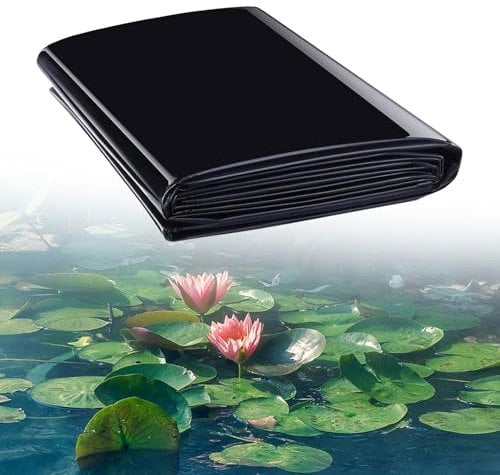 uofgcru Revestimiento De Estanque De PVC, Estanque 8×18m Prefabricado Grande, Lona para Piscina y Jardín, Revestimiento Duradero para Fuentes, Arroyos y Cascadas