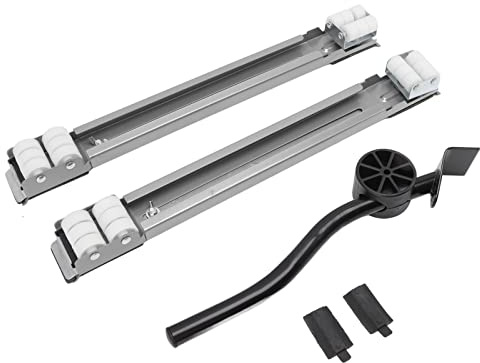 Universal Extensible Appliance Roller 300 kg Schwerpflegerbasis für Waschmaschinen Kühlschränke Trockner (Silber)