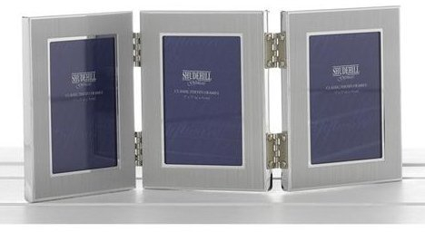 24103 Bilderrahmen/Fotorahmen, für 3 Fotos (je 5,1 x 7,6 cm), faltbar