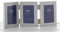 24103 Bilderrahmen/Fotorahmen, für 3 Fotos (je 5,1 x 7,6 cm), faltbar