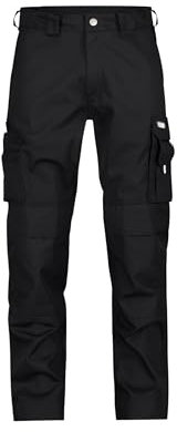 DASSY® Miami Arbeitshose mit Kniepolstertaschen - Größe 54 - SCHWARZ
