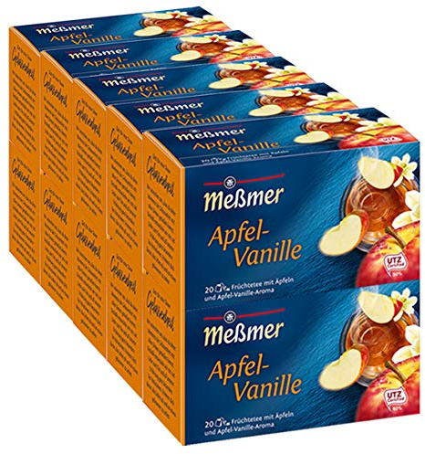 Meßmer Apfel-Vanille 20 Teebeutel - 10 Packungen