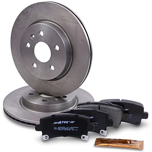 BESTPRICE Bremsenset Hinterachse inkl. Bremsscheiben Ø 315 mm Belüftet + Bremsbeläge hinten, Kompatibel mit CHEVROLET MALIBU (V300), OPEL INSIGNIA A (G09), SAAB 9-5 (YS3G)