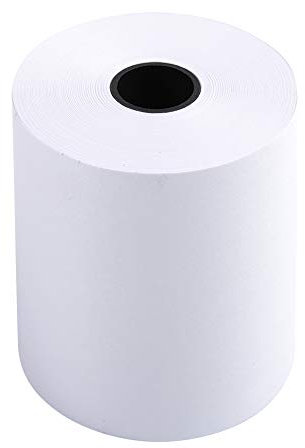 Exacompta - Réf. 40346E - Carton de 50 bobines pour machine à calculer - largeur 57 mm x diamètre 50 mm - mandrin 12 mm - 1 pli offset extra-blanc 60g/m² - Métrage (+ ou - 2m) : 20 m
