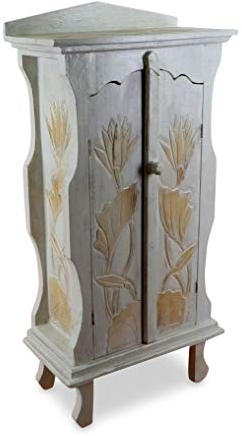 livasia Kleiner 2 türiger Schrank, Badezimmerschrank, Wäscheschrank, Garderobenschränkchen, Nachtschränkchen (weiß)