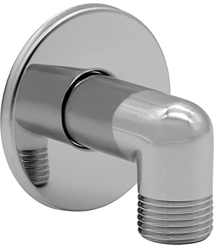 Wandanschluss-Bogen Messing verchromt/Anschluss für Handbrause