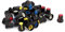 sourcing map 40 x gelb rot blau weiß Potentiometer Drehknopf Schalter Knopf Kappe 6mm Loch de DE de
