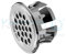 KNOPPO 3er Set Waschbecken Überlauf Abdeckung, Überlaufblenden - Sieve (chrom)