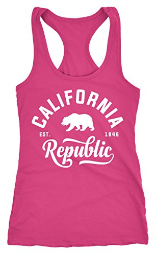 Neverless Damen Tank-Top California Republic Racerback