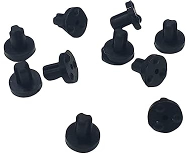 Whirlpool Ignis Lot de 10 pieds en caoutchouc pour grilles de plan de cuisson
