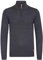 Blend BHRobin Herren Strickpullover Troyer Feinstrick Pullover mit Troyerkragen Rippbündchen Baumwollmischung Regular fit, Größe:3XL, Farbe:Navy (70230)