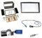 Einbauset: Opel Astra/Antara/Corsa D/Zafira B Doppel-DIN 2-DIN Blende/Radioblende Abdeckung - charcoal metallic + PIONEER Radio LFB Lenkrad Interface Radio Adapter + Fakra Antenne Adapter - SET