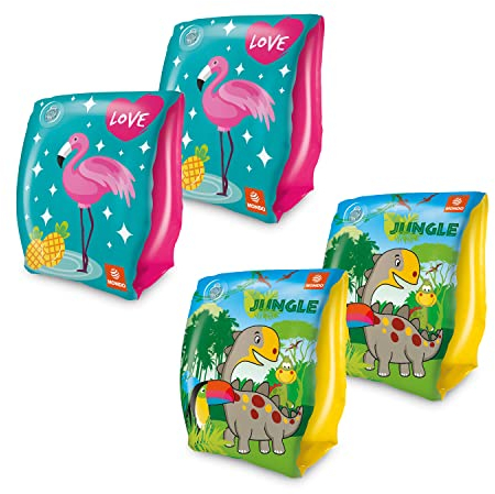 Mondo Toys - Fantasy Arm Bands - Braccioli di Sicurezza per bambini - Materiale PVC - Adatti a bambini da 2 a 6 anni con Peso 6-20 kg - 16707, multicolore, taglia unica