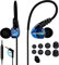 Auriculares Deportivos Para Correr, Auriculares Con Cable En La Oreja, Aislamiento De Ruido, Con Micrófono y Control Remoto, Auriculares Estéreo De Bajos