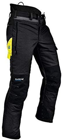 Ventilation Schnittschutzhose Farbe Schwarz, Größe XXS