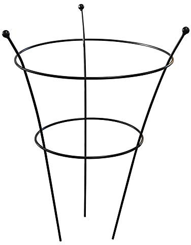 Peony Frame Outdoor Heavy Duty Herbaceous Garden Plant Support Ring for Perennial Flowers Border Cage (1 x Peony Frame)