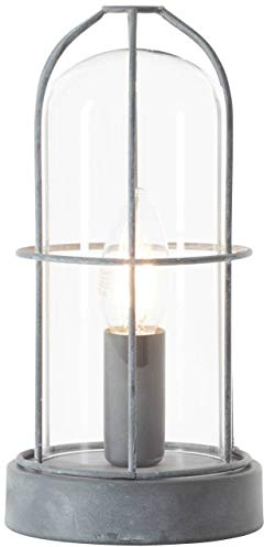 Brilliant Lampe Storm Tischleuchte grau Beton | 1x D45, E14, 40W, geeignet für Tropfenlampen (nicht enthalten) | Mit Schnurzwischenschalter