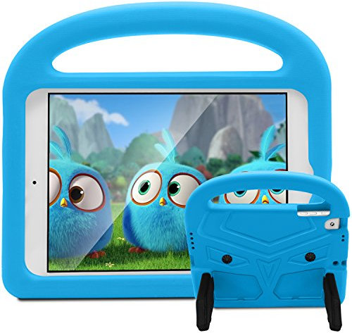 Roasan Kinder Hülle für das Neue iPad 9.7 2017/2018 Neueste Generation (iPad 5./6. Generation), iPad Air, iPad Air 2, iPad Pro 24,6 cm Tablet Hülle - blau