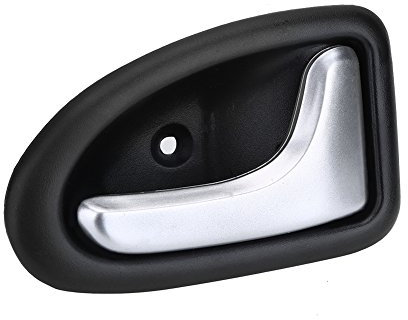Duokon Poignée de Porte en Plastique Gauche & Droite, Poignée de Porte Intérieure de Voiture pour Clio II 1998-2005 / I 1995-2002(Gauche)