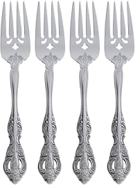 Oneida 2765004D Michelangelo Salatgabel, feines Besteck, Edelstahl, metallisch