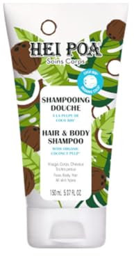 Hei poa shampoing douche à la pulpe de coco bio 150ml